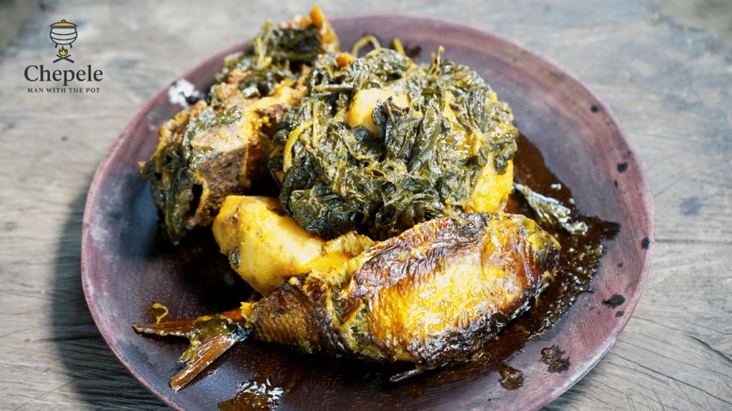 turning cocoyam chepele
